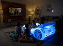 Cama Inflável Infantil Sleep Racer™ Dream Car Azul com LED – AirCandy