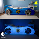 Cama Inflável Infantil Sleep Racer™ Dream Car Azul com LED – AirCandy