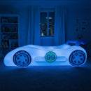 Cama Inflável Infantil Sleep Racer™ Dream Car Azul com LED – AirCandy