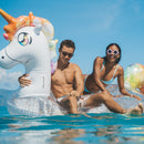 Boia Gigante Unicórnio Arco-Íris com Glitter – PoolCandy