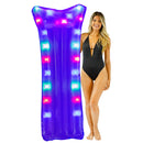 Colchão Inflável com Travesseiro – Iluminado com LED – PoolCandy