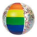 Bola de Praia Inflável Jumbo Rainbow Glitter – PoolCandy